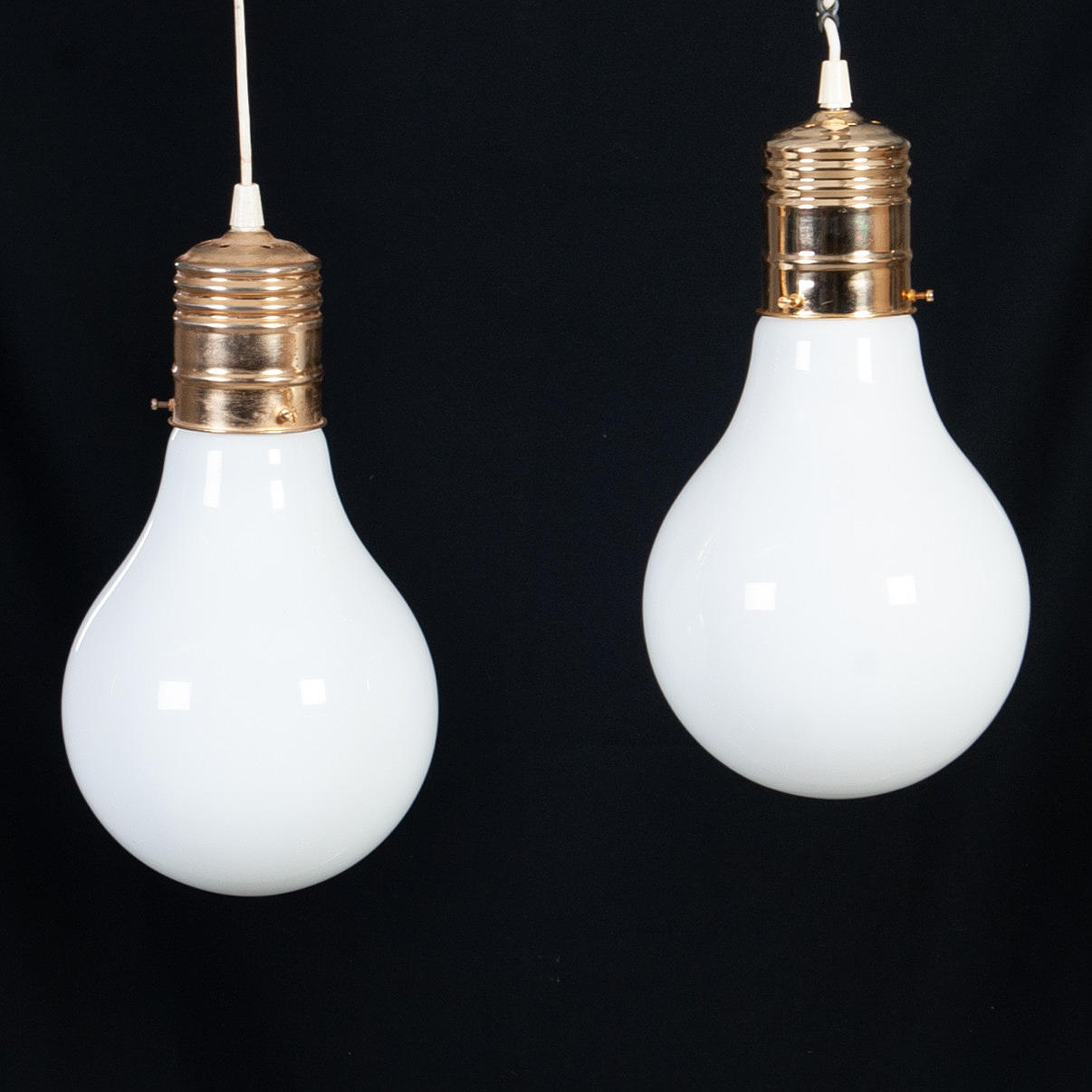 TAKLAMPOR. 2 st "Kolv" IKEA 1970-tal.