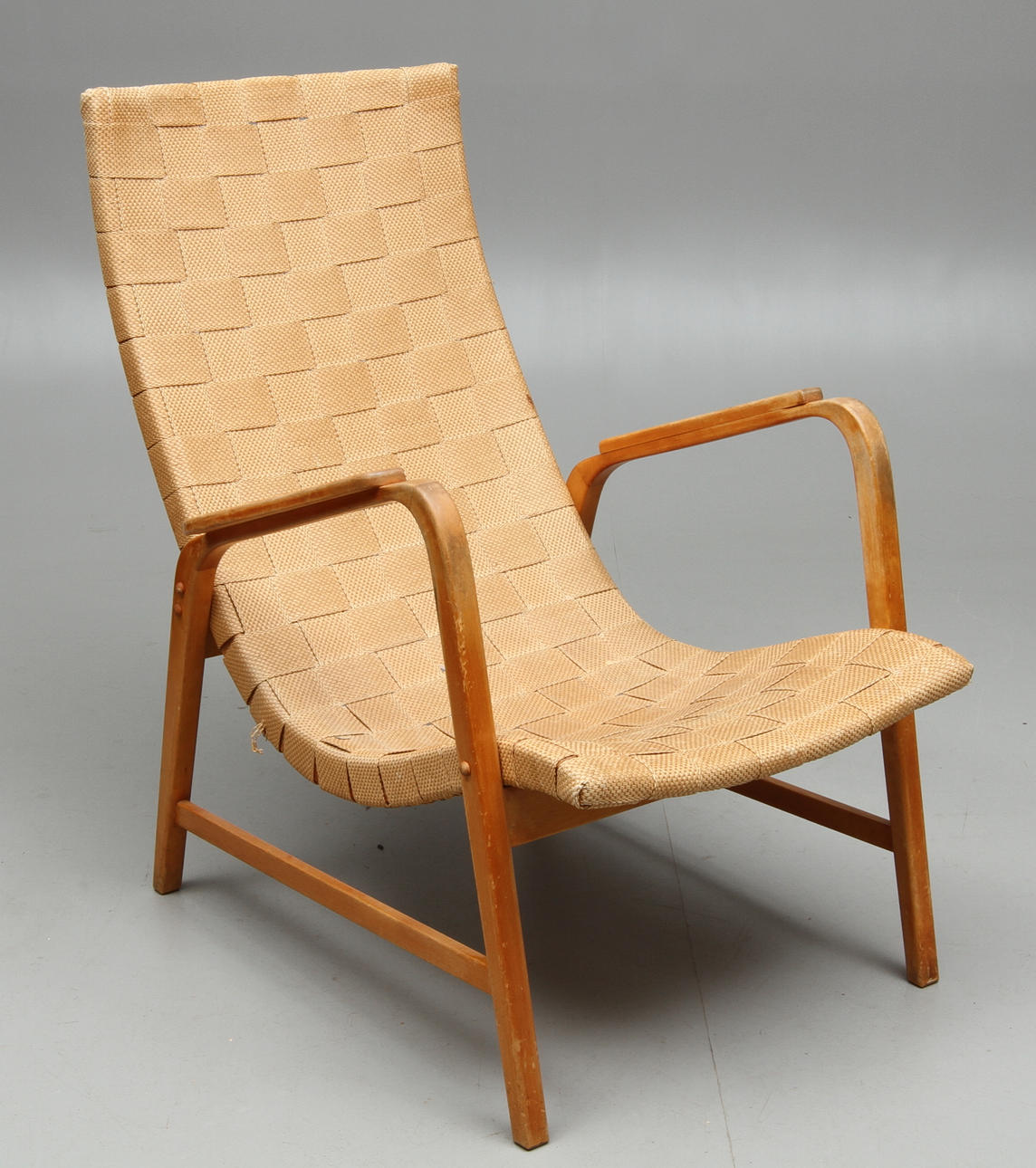 FÅTÖLJ, böjträ, 1900-tal.