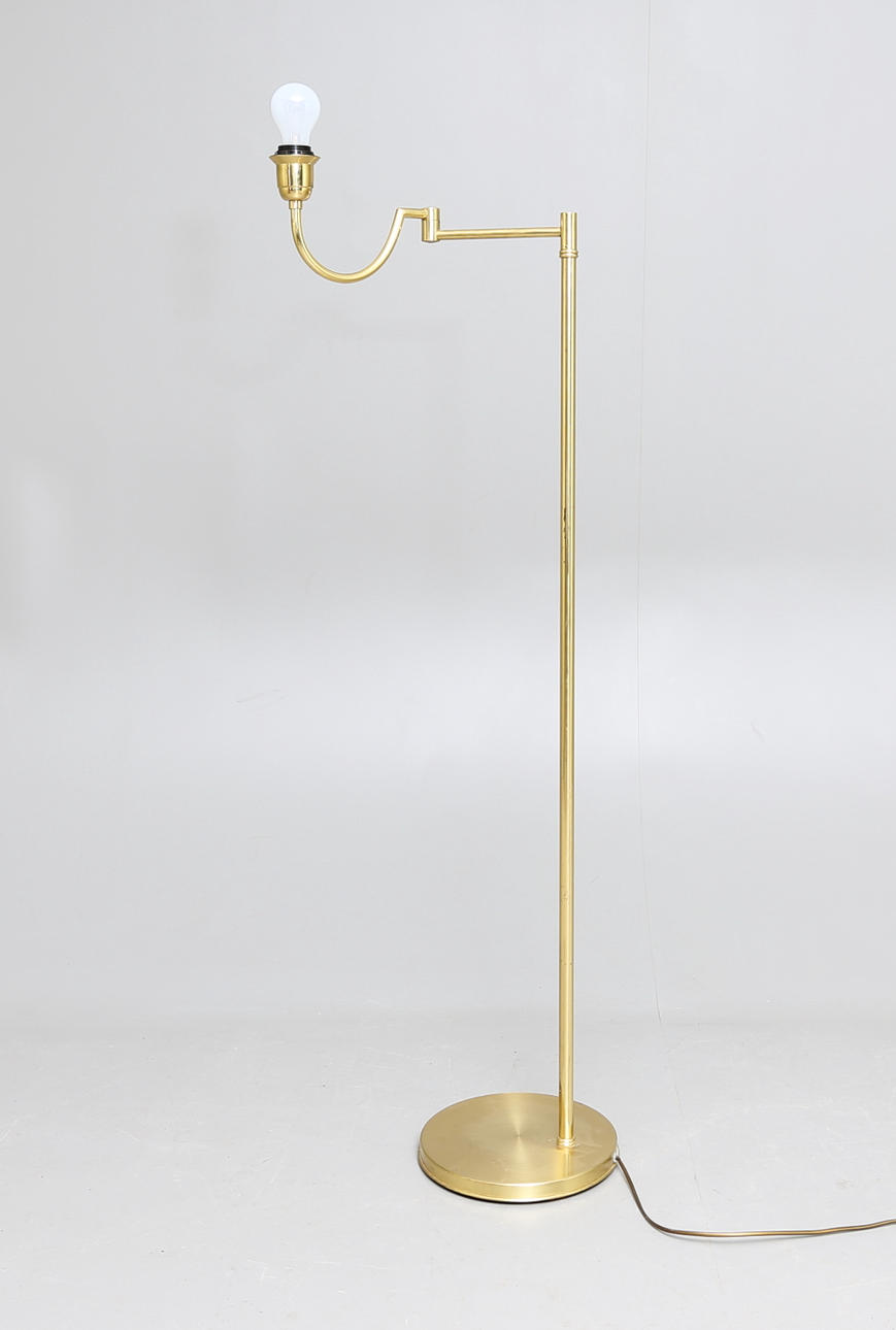 GOLVLAMPA, mässing, Bergboms, 1900-tal.