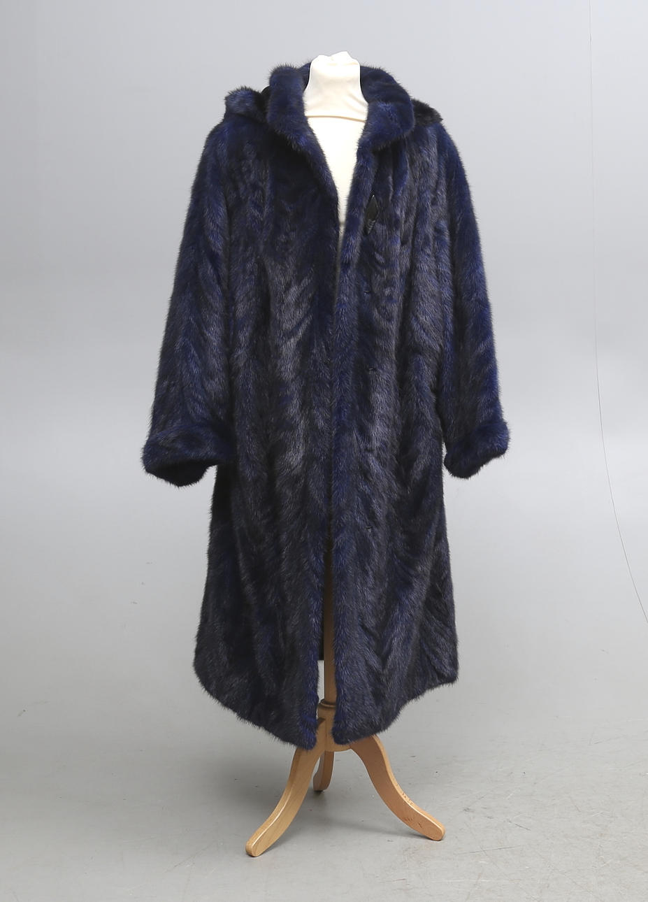 PÄLS, mink, Körsnär Lennart Lundmark, Stockholm, 1900-tal. Ca stl 46.