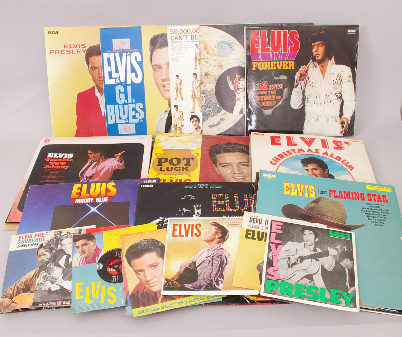 LP-SKIVOR OCH SINGLAR, Elvis Presley.