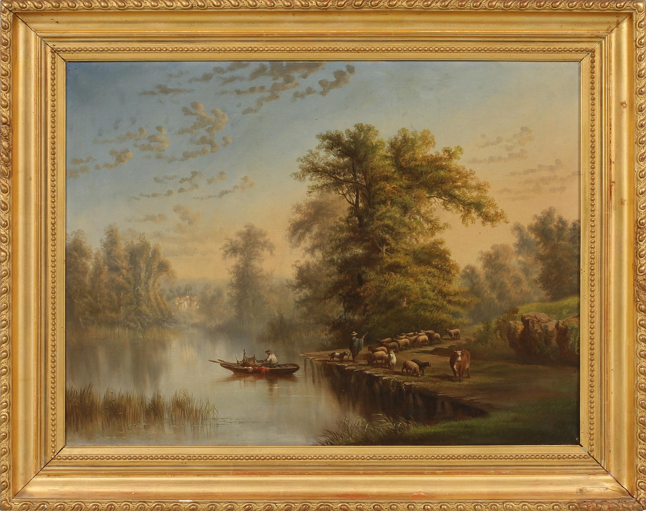 OIDENTIFIERAD KONSTNÄR. Olja på duk, osignerad, 1700/1800-tal.