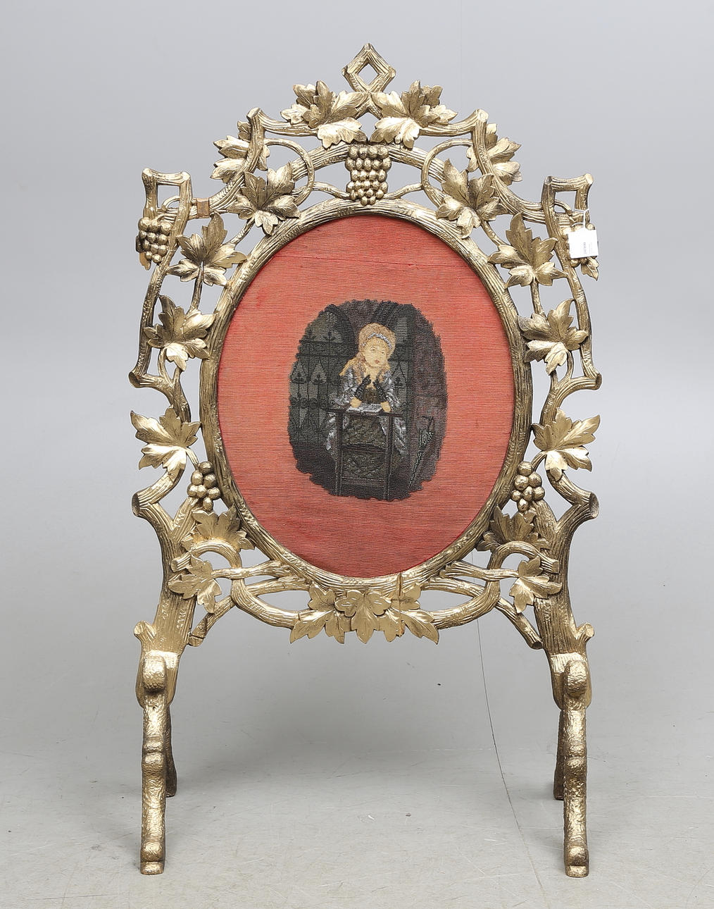 BRASSKÄRM, nyrokoko, 1800-tal.