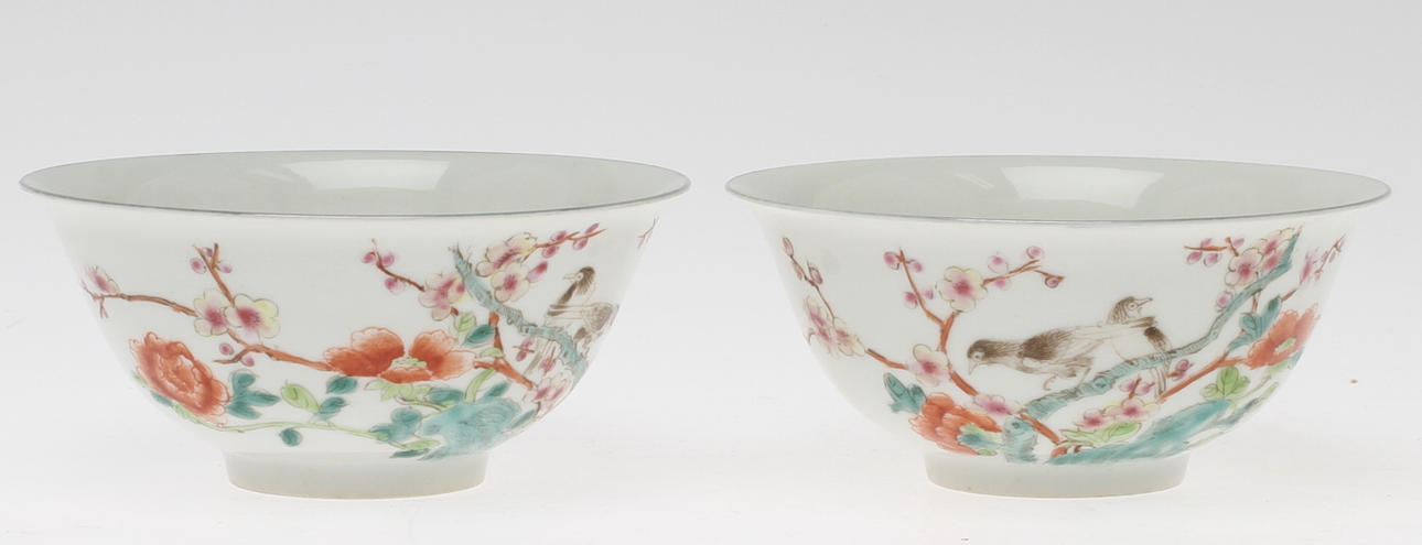 SKÅLAR, 1 par, porslin, Kina.