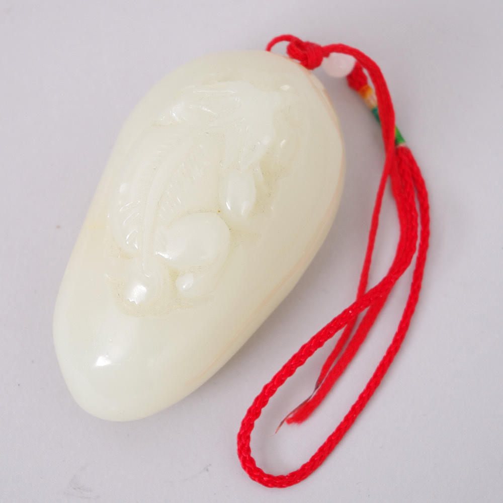AMULETT, jade, Kina.