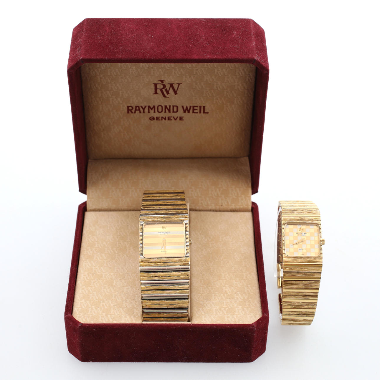 WRIST WATCH, 2 pcs, Raymond Weil, quartz.