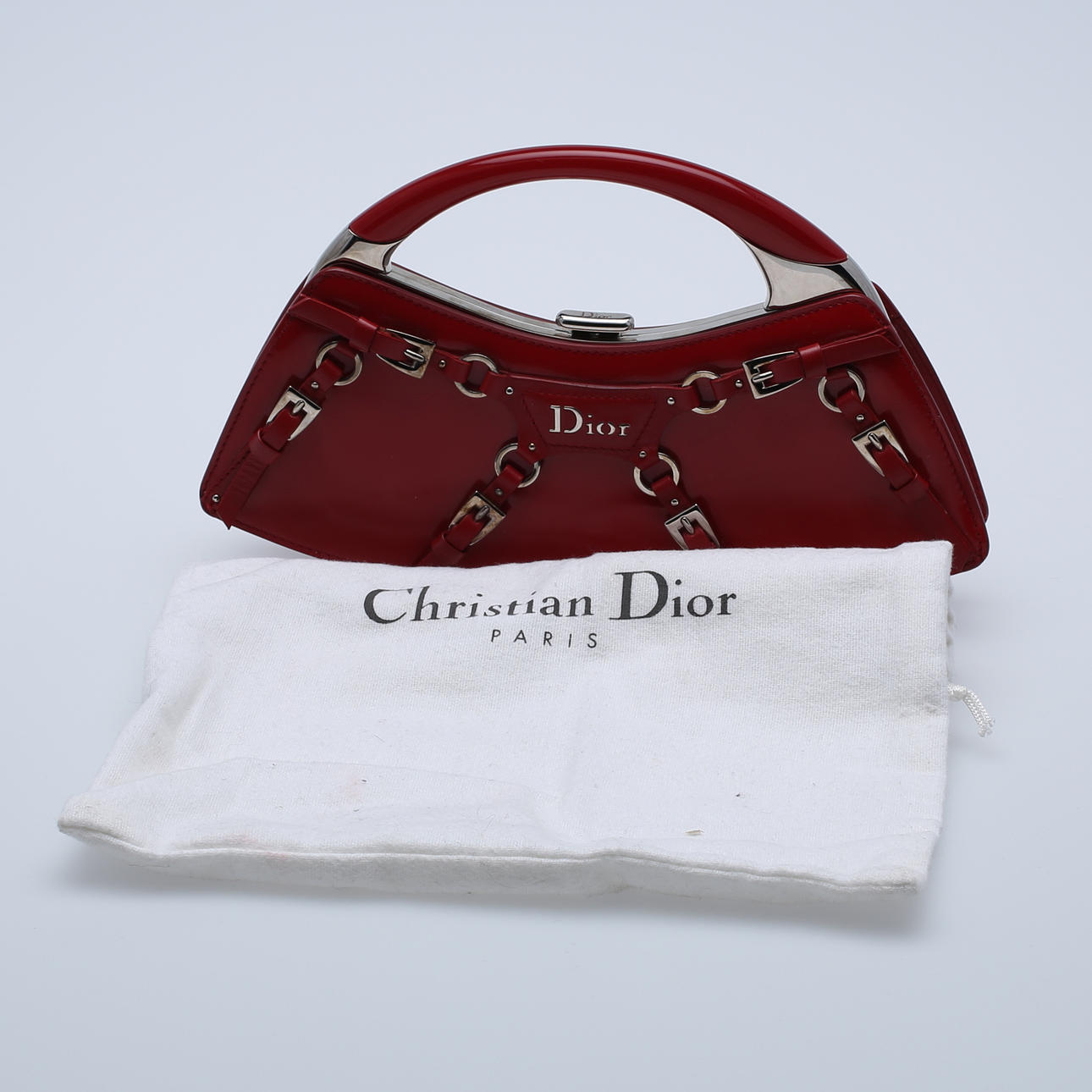 HANDVÄSKA, Christian Dior, "Frame Sac Fermoir".