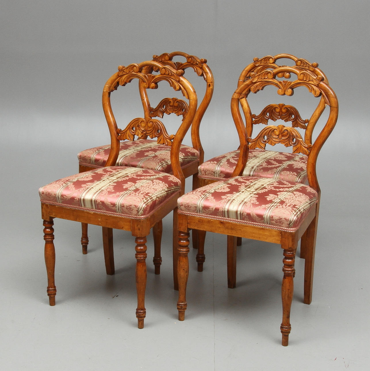 STOLAR, 4 st, nyrokoko, 1800-talets slut.