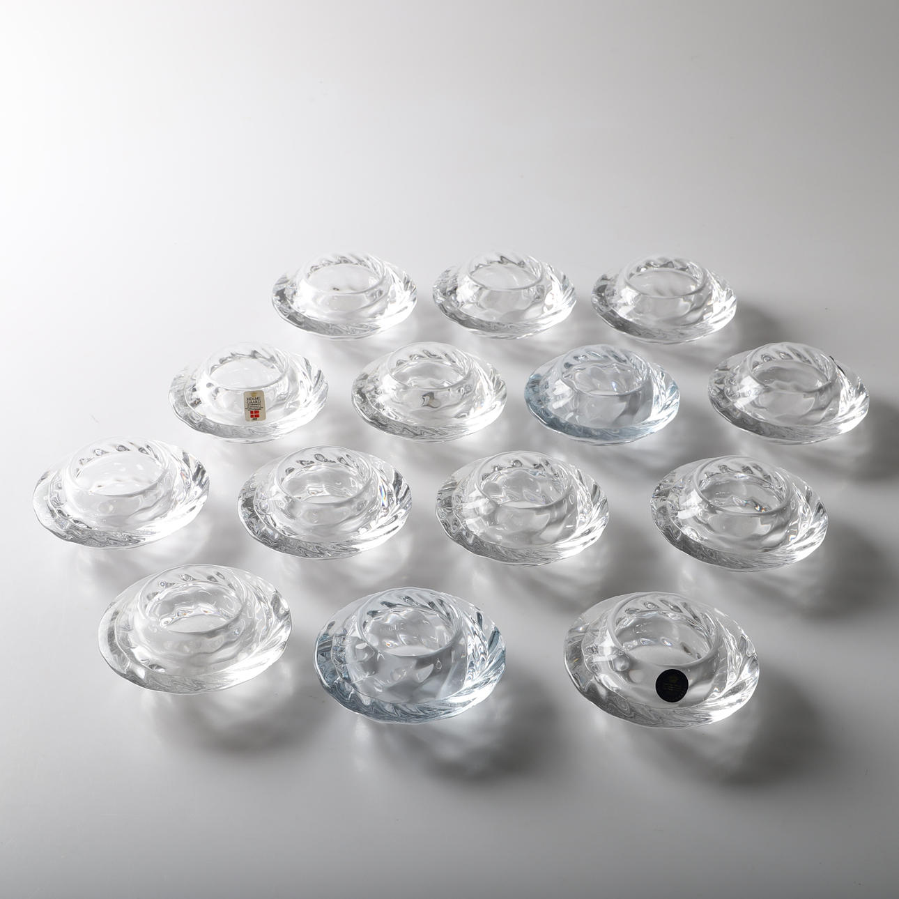 LYS, "Capriole", 14 stk., glas, Holmegaard, Danmark.