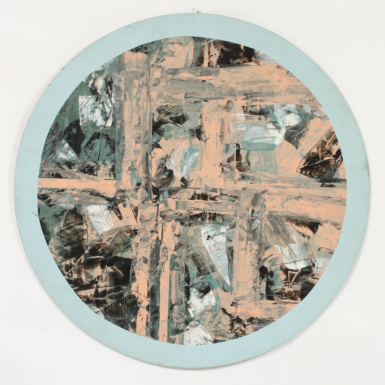 JAN ALLAN GUSTAVSSON. Strömkarlen, akryl på pannå, sign o dat 84.