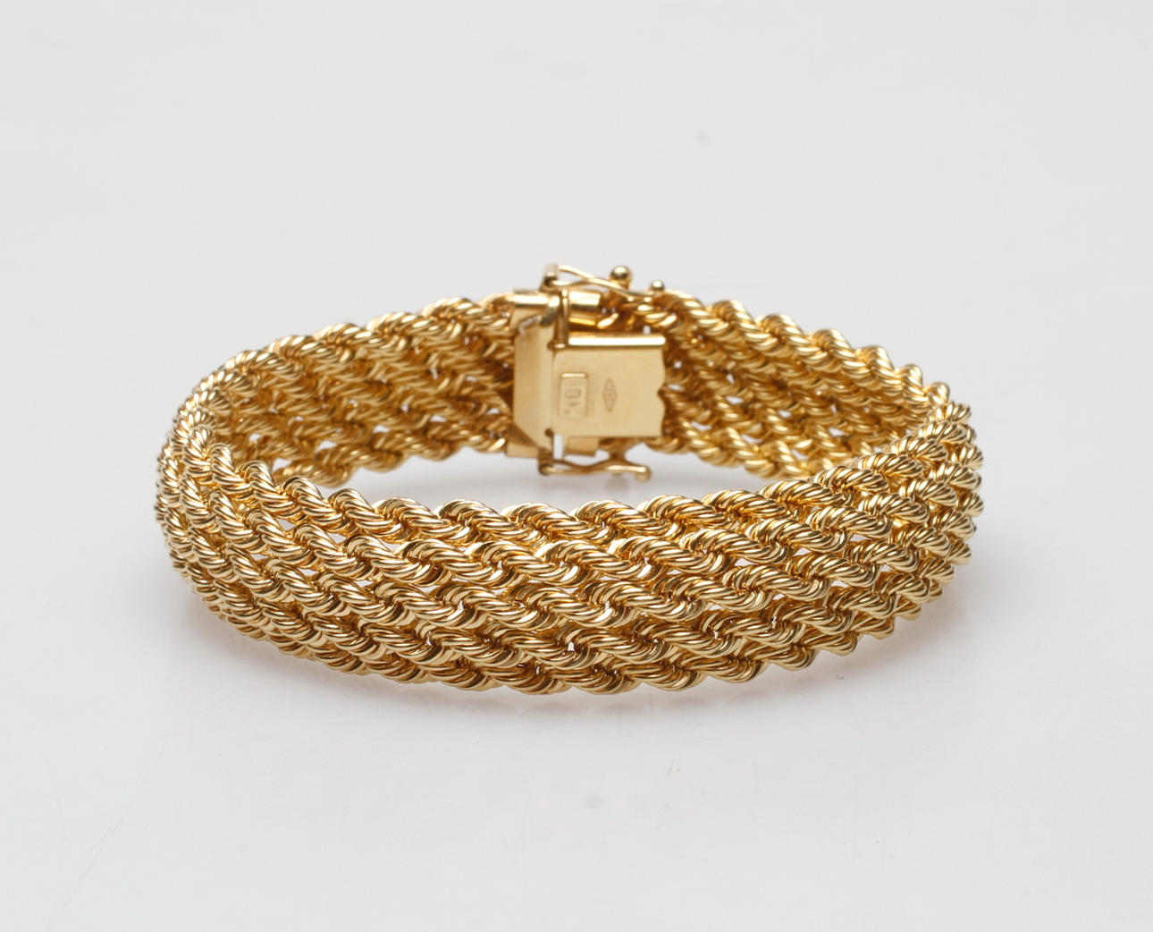 ARMBAND, 14k guld, vikt ca 20 gr.