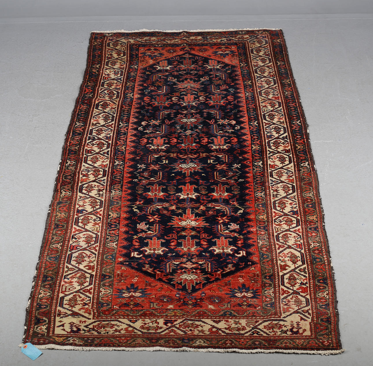 CARPET, Malay, 122 x 265 cm, semi-antique.