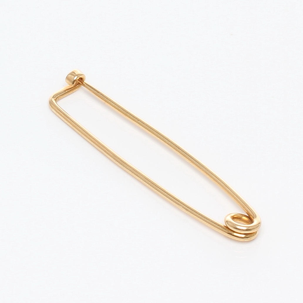 SÄKERHETSNÅL, 18 guld, Erik Thomassons Guld-& Juvelfirma, Stockholm 1959.