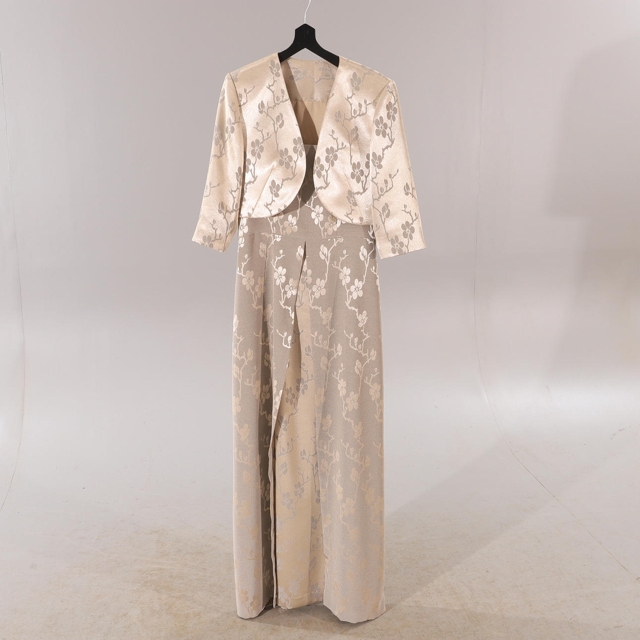 EVENING DRESS with bolero, 2000s.