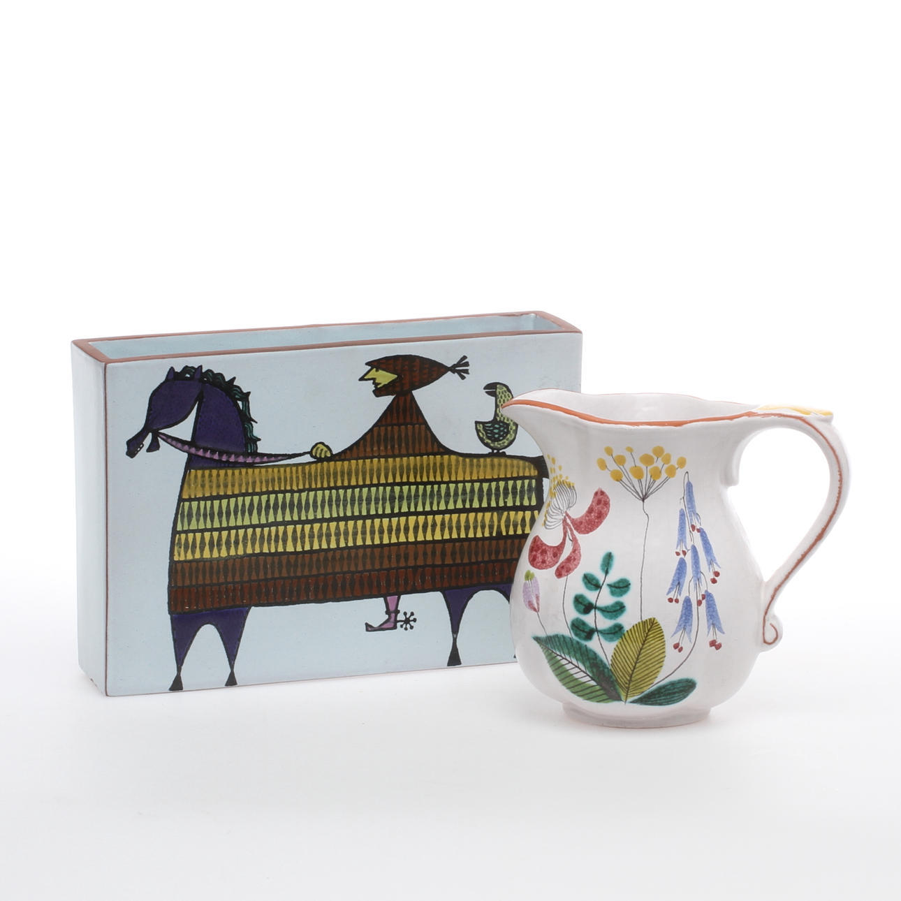 KANNA samt VAS, keramik, Stig Lindberg för Gustavsberg.