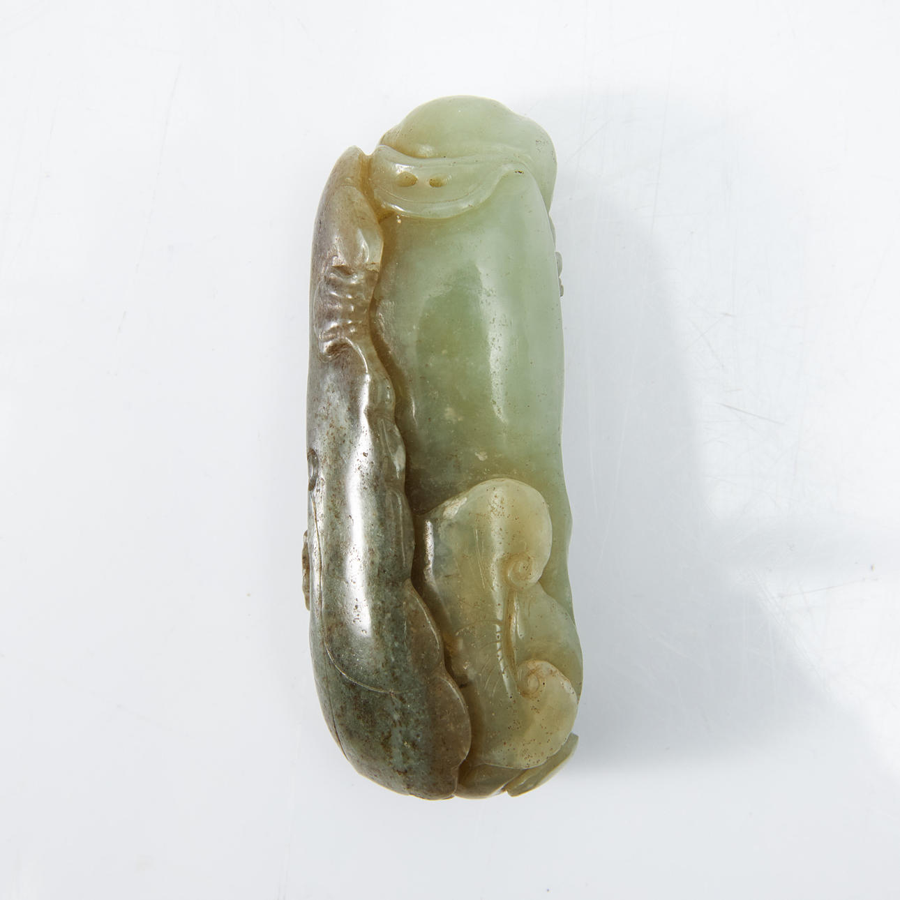 FIGURE, jade, China, 20th century, depicting the Buddhist monk Da Mo ...