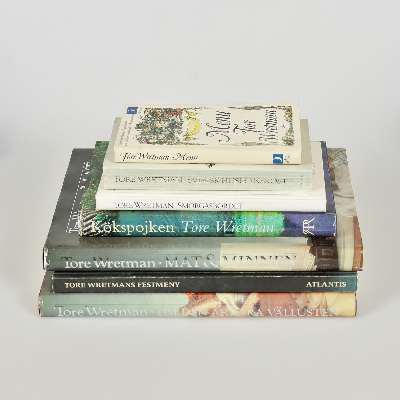 LITTERATUR, 7 st, matlagning, Tore Wretman.