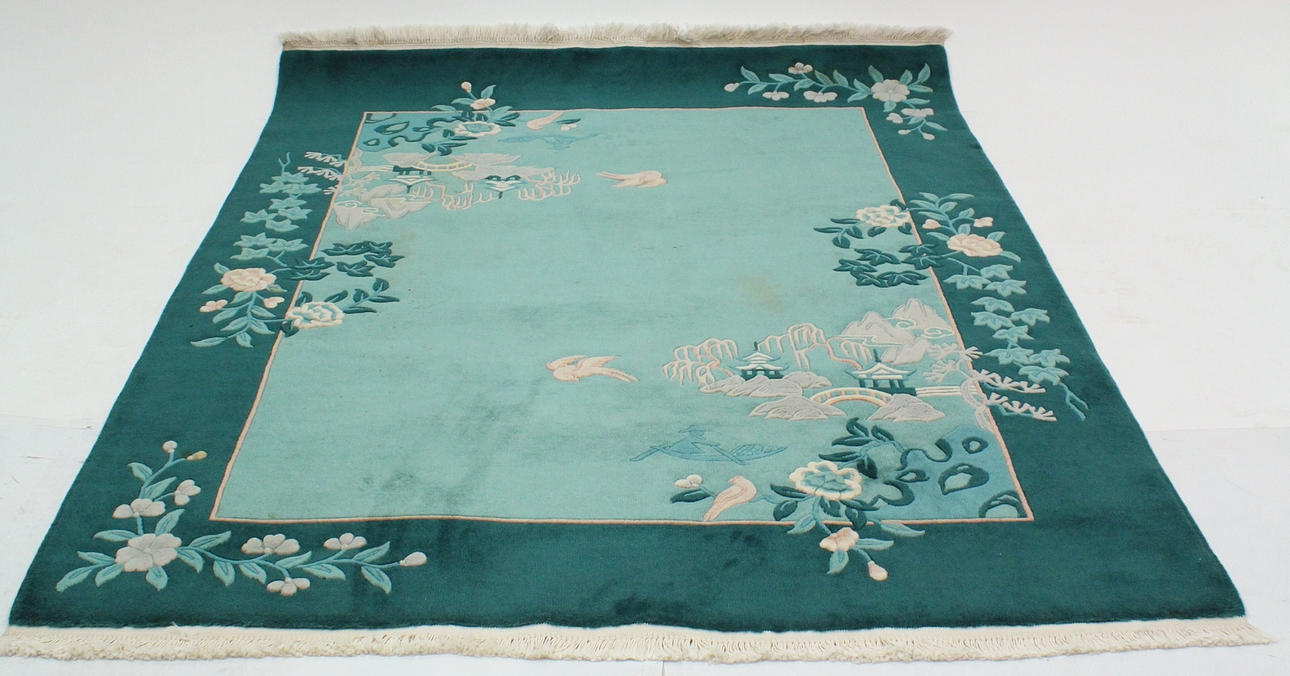 KINAMATTA, grön, 230x170 cm.