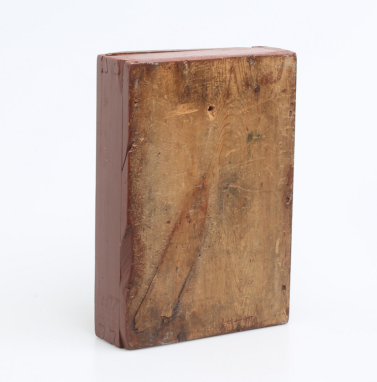 HOUR BOX / BOX with sliding lid, common man, 19th century. Swedish Folk ...
