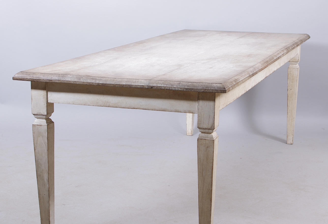 MATBORD, vitmålat, gustaviansk stil, 1900-tal.