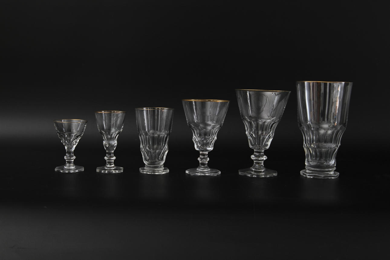 GLASSERVIS, 72 delar, Kosta.