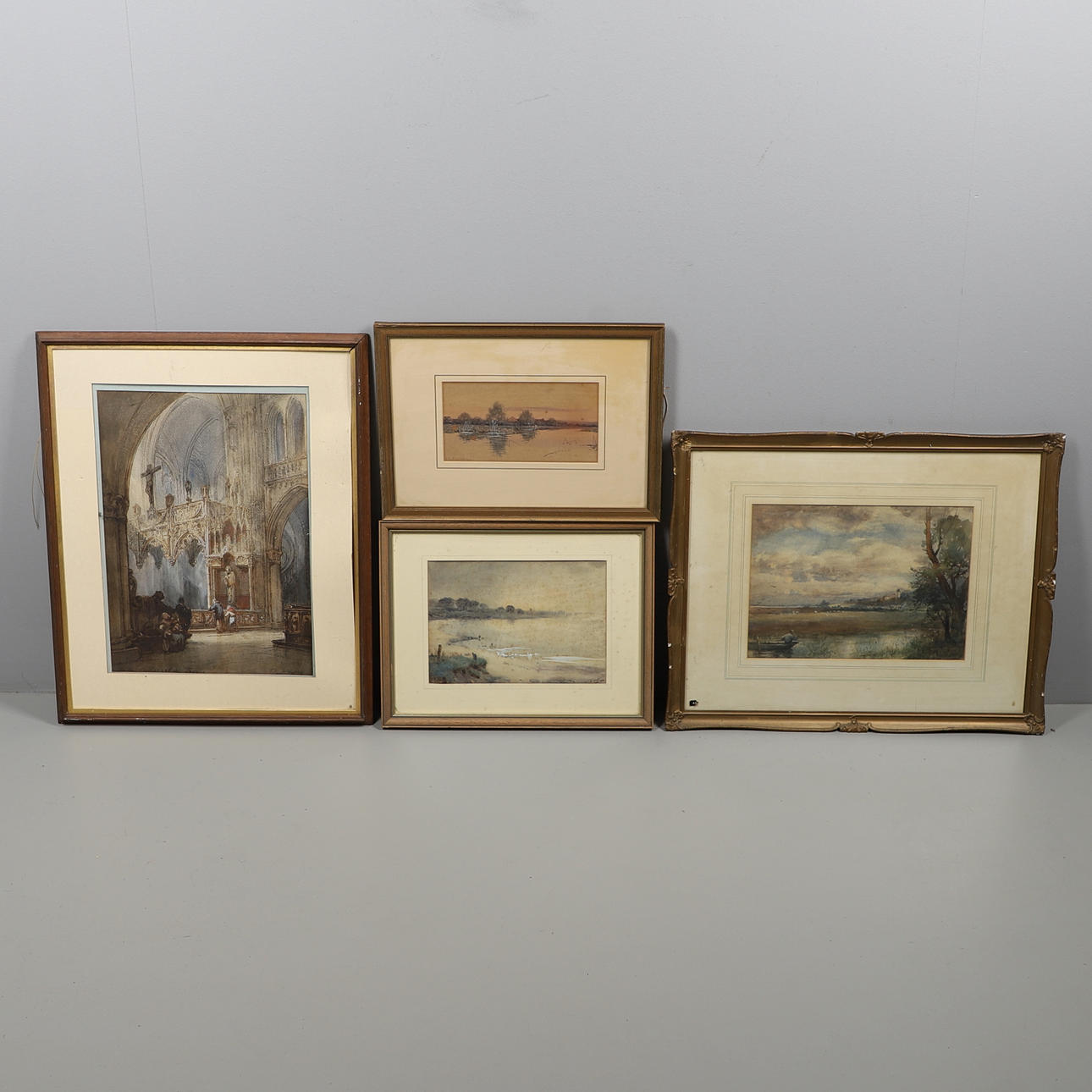 PAUL MARNY (1829-1914). INTERIOR, CATEDRAL DE TROYES.