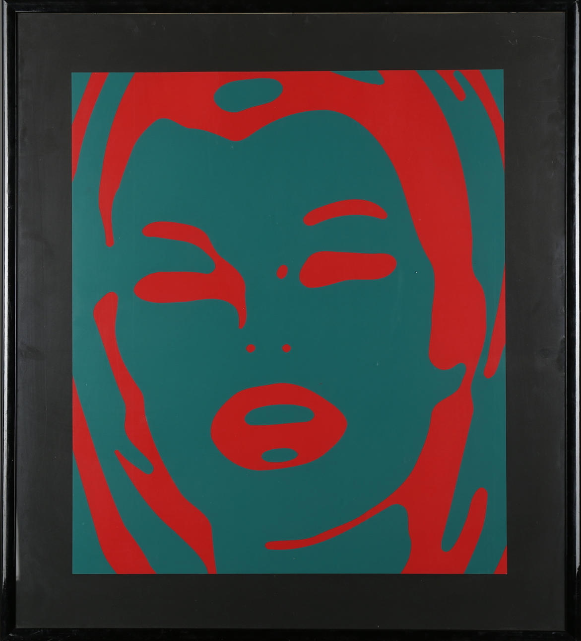 JOHNNY ACOSTA. "American girl", färgserigrafi, osignerad.