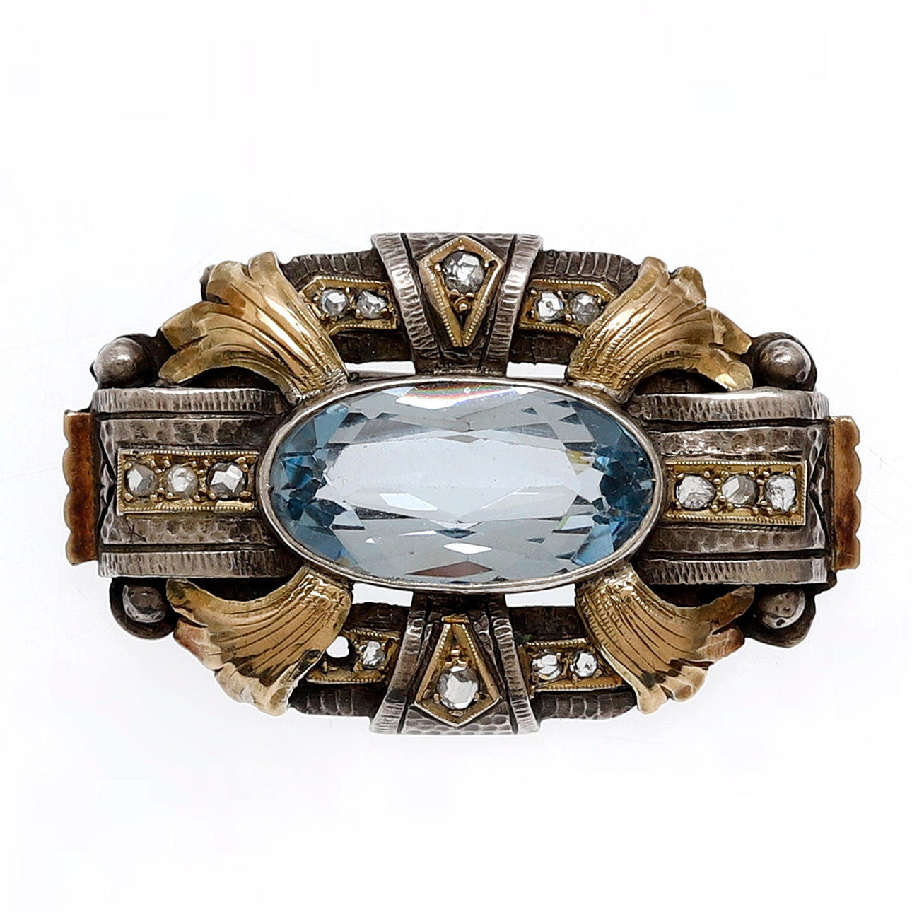 Broche catalán Art Déco, hacia 1930.