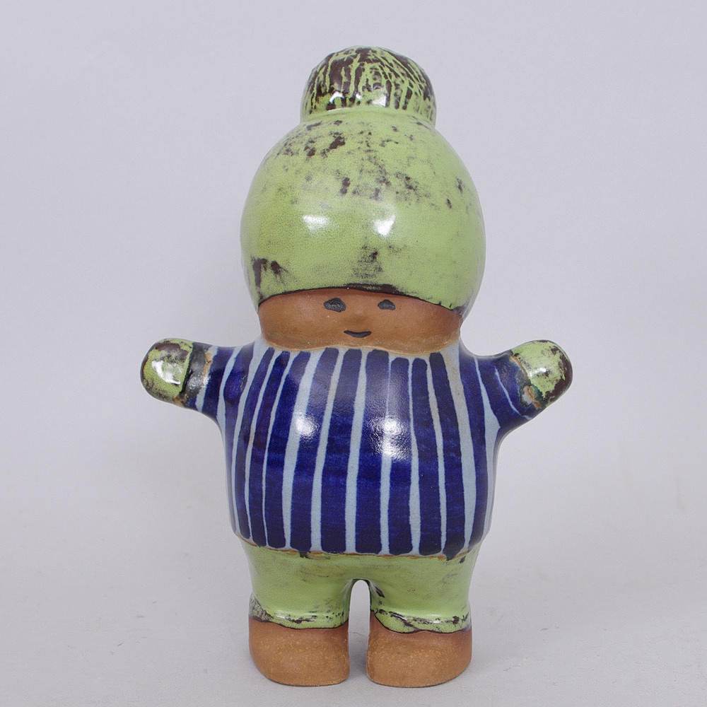 FIGURIN, keramik, "Kalle", Lisa Larson.