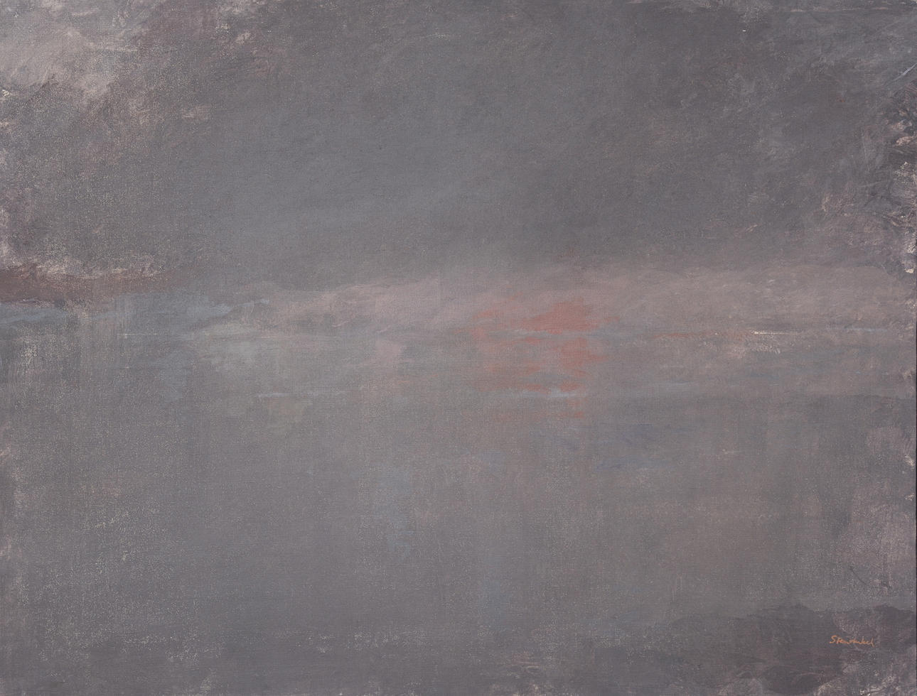 JAN STENVINKEL. Olja på duk.