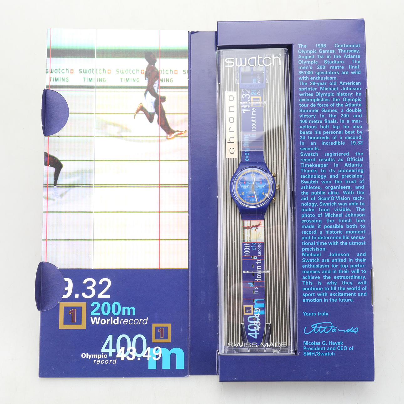 RANNEKELLO Swatch "Kultamitali Michael Johnson 19.32".