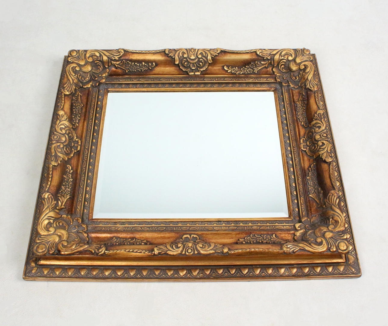 träram vägg spegel.