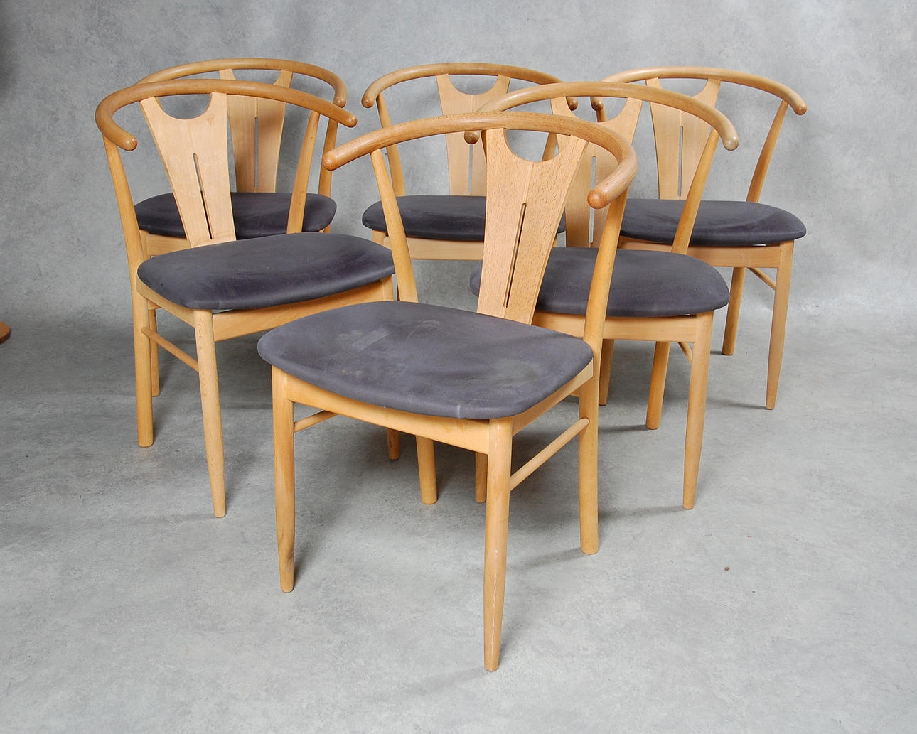 STOLAR, 6 st Dansk design, " Y " stil.