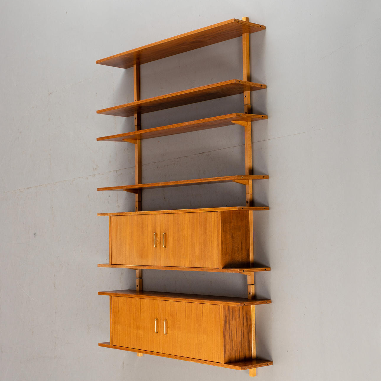 vägg rack system Mitten av århundradet design.