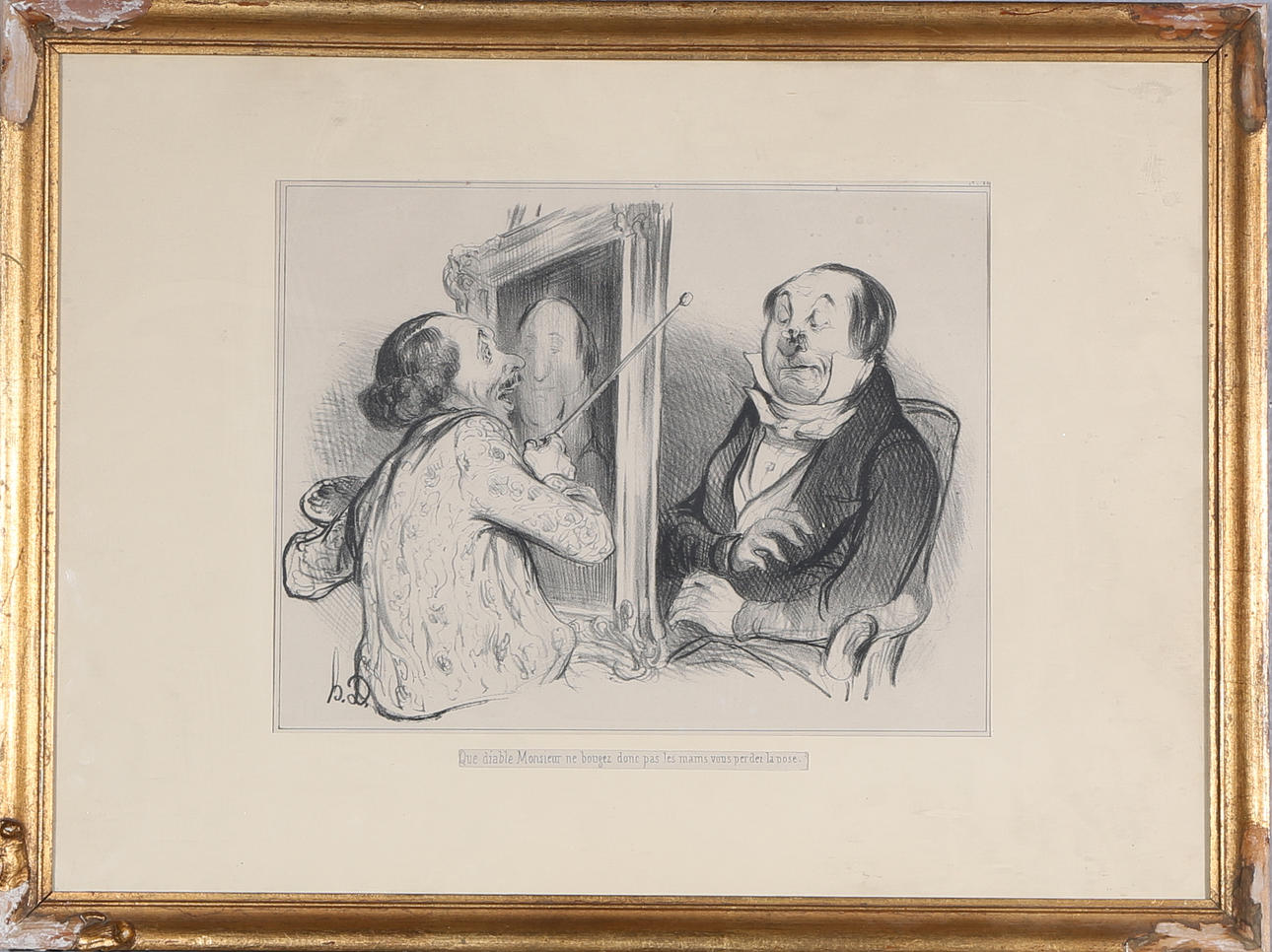 HONORÉ DAUMIER. Karikaturer, 5 stk.