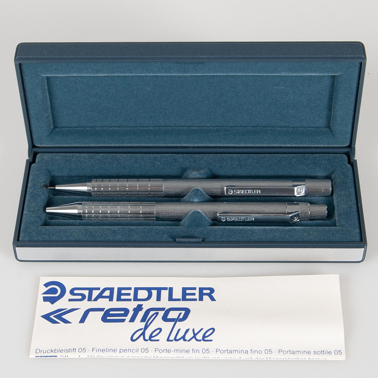 PEN SET, Staedtler Micromatic 777 chrome, 1980s. Miscellaneous