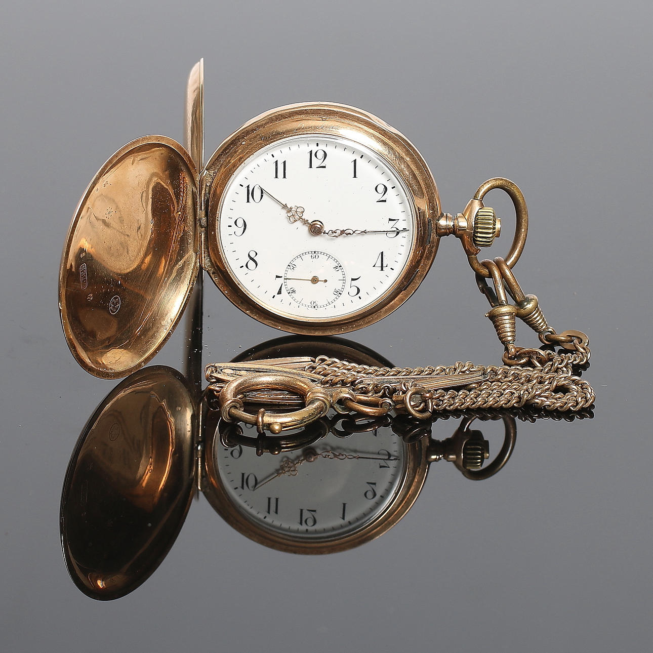 FICKUR 14k guld, Savonett. 1900-talets början.