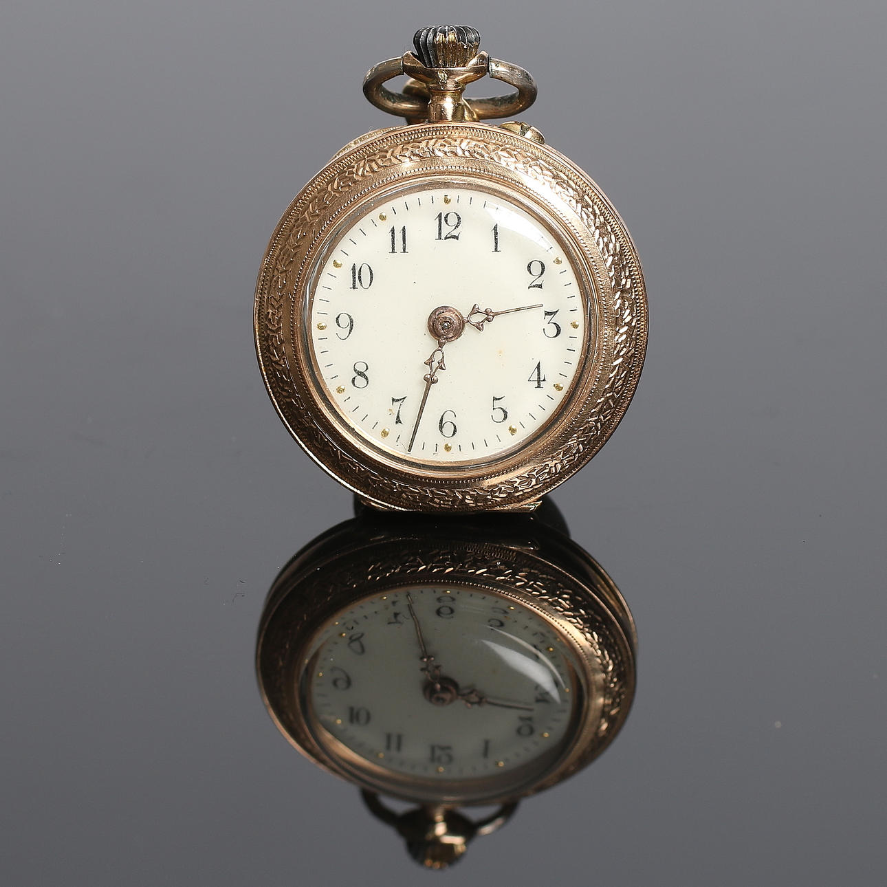 MORMORSUR, 14k guld, Cylindre. 1900-tal.