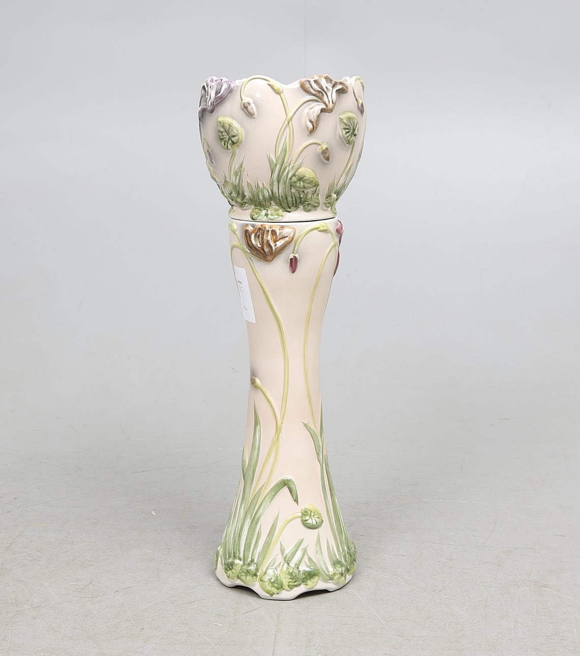 PIEDESTAL med KRUKA, keramik, 1900-tal.