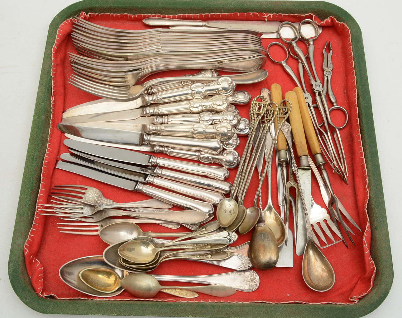 Cutlery in nickel silver 1900s.