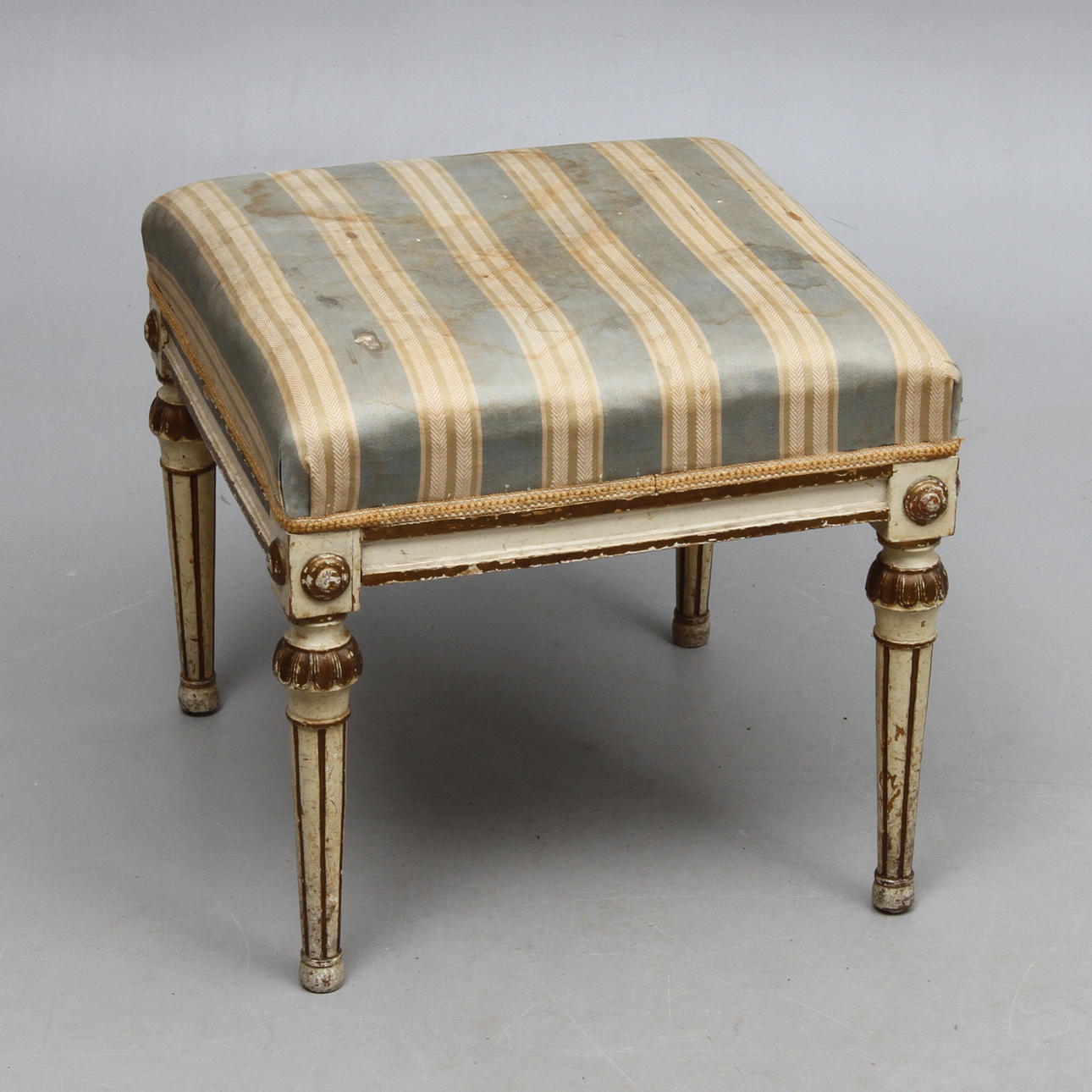 TABURETT, gustaviansk stil, 1800-tal.