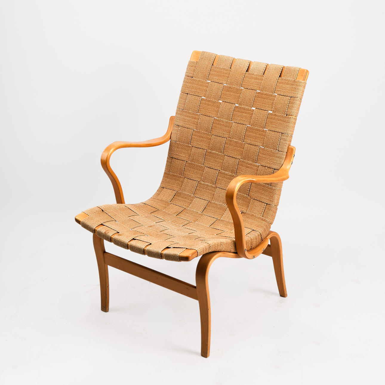 BRUNO MATHSSON. Fåtölj, "Eva", DUX.