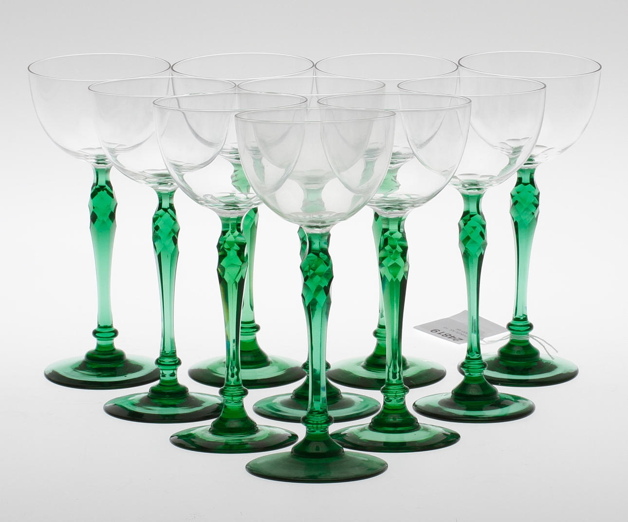 VITVINSGLAS, 10 st, 1900-tal.