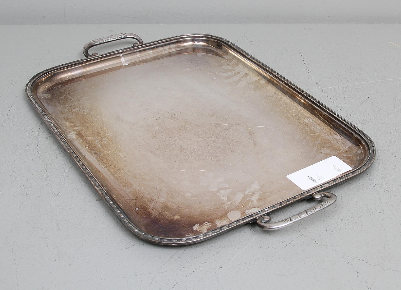 BRICKA, nysilver, GAB, 1900-tal.