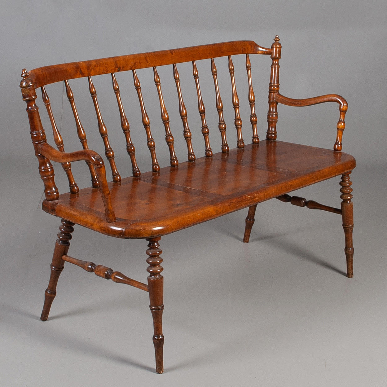 SOFÁ, abedul, estilo colonial francés, siglo XIX.