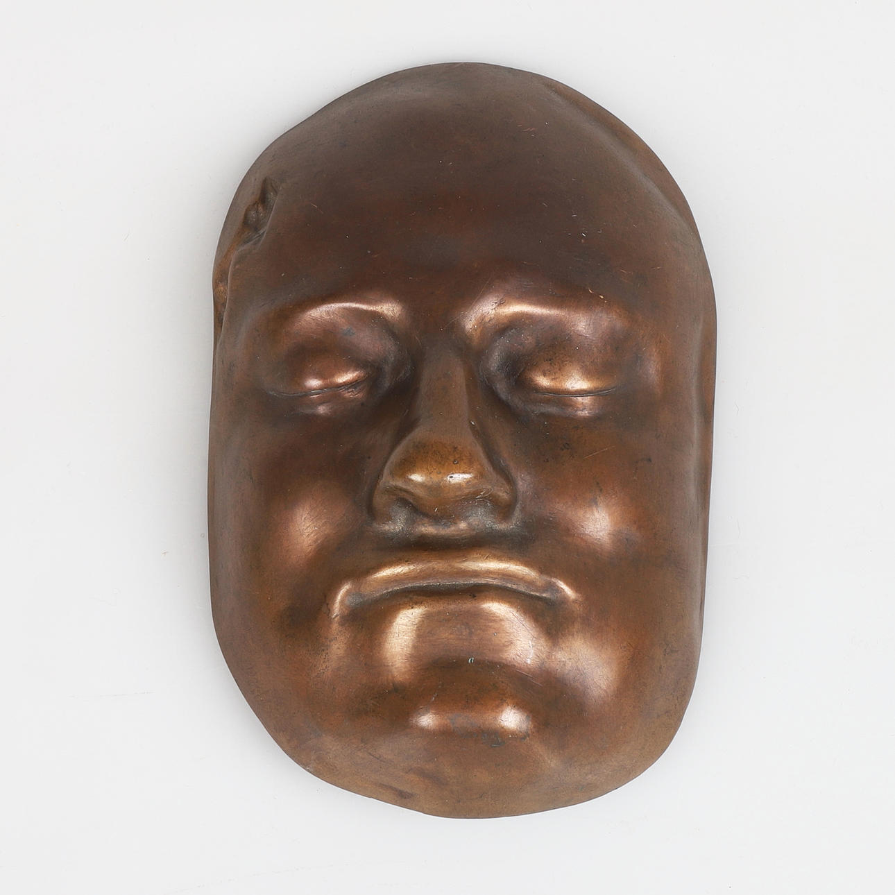 KARL XII:s Dödsmask, brons.