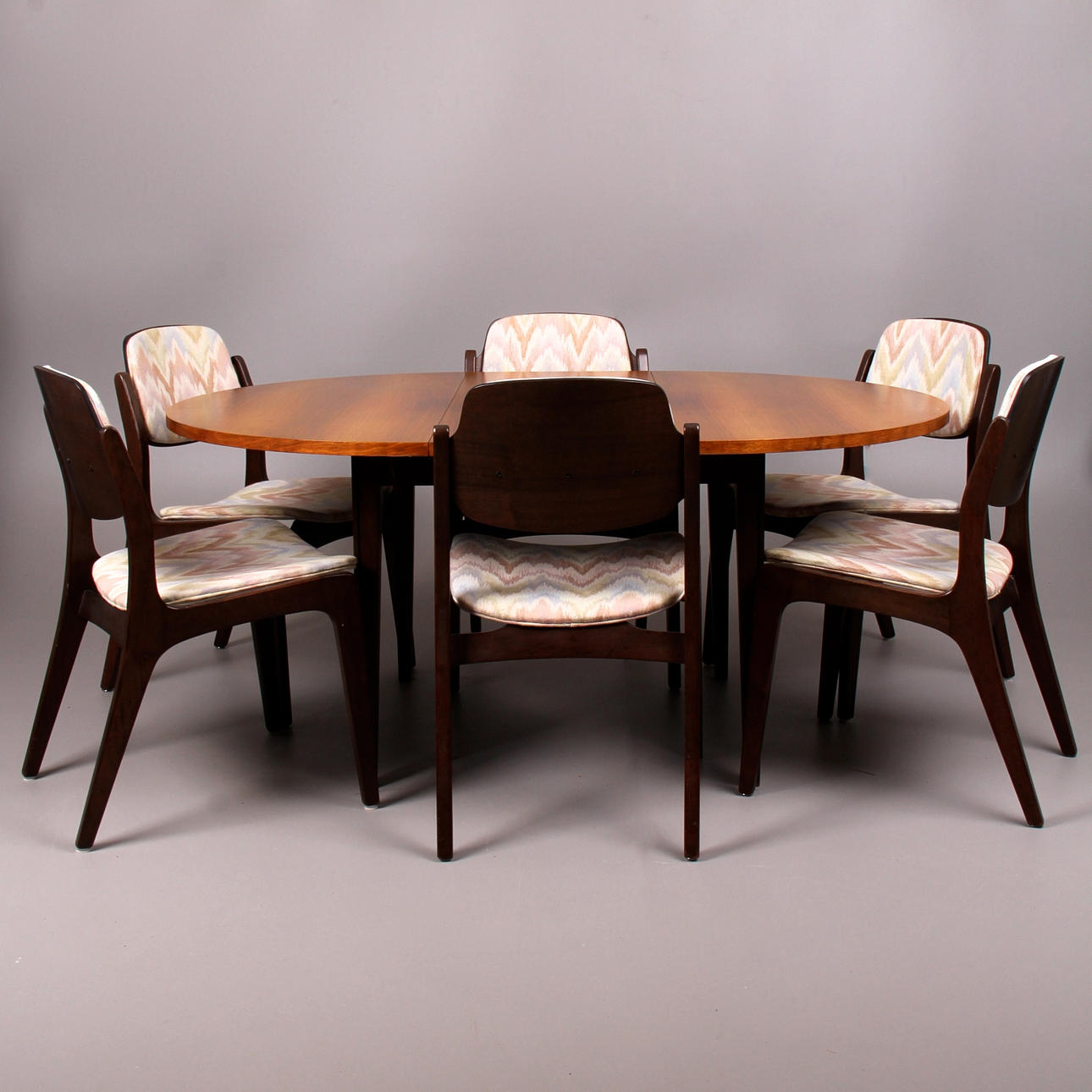 MATSALSMÖBEL, 7 delar, "Danish Collection", Michael Van Beuren, 1957.