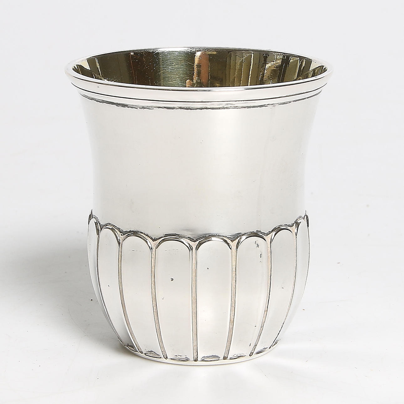 POKAL, silver, Gustaf Möllenborg, Stockholm. 1834. Vikt 133 gram.