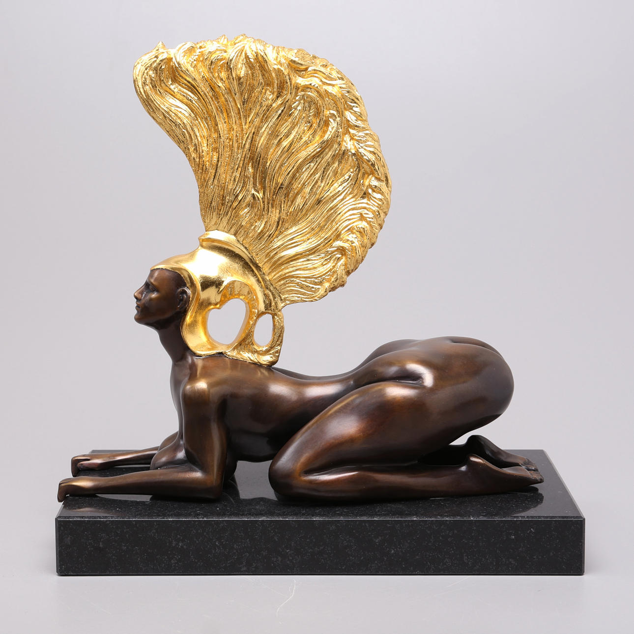 ERNST FUCHS. Sculpture, bronze, 