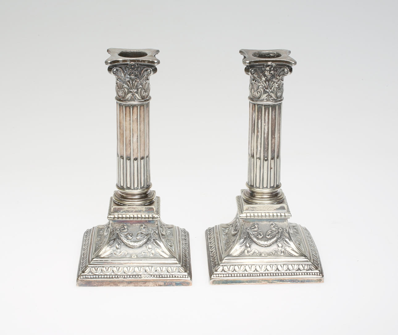 LJUSSTAKAR, 1 par, WMFN, Tyskland, 1800-tal.